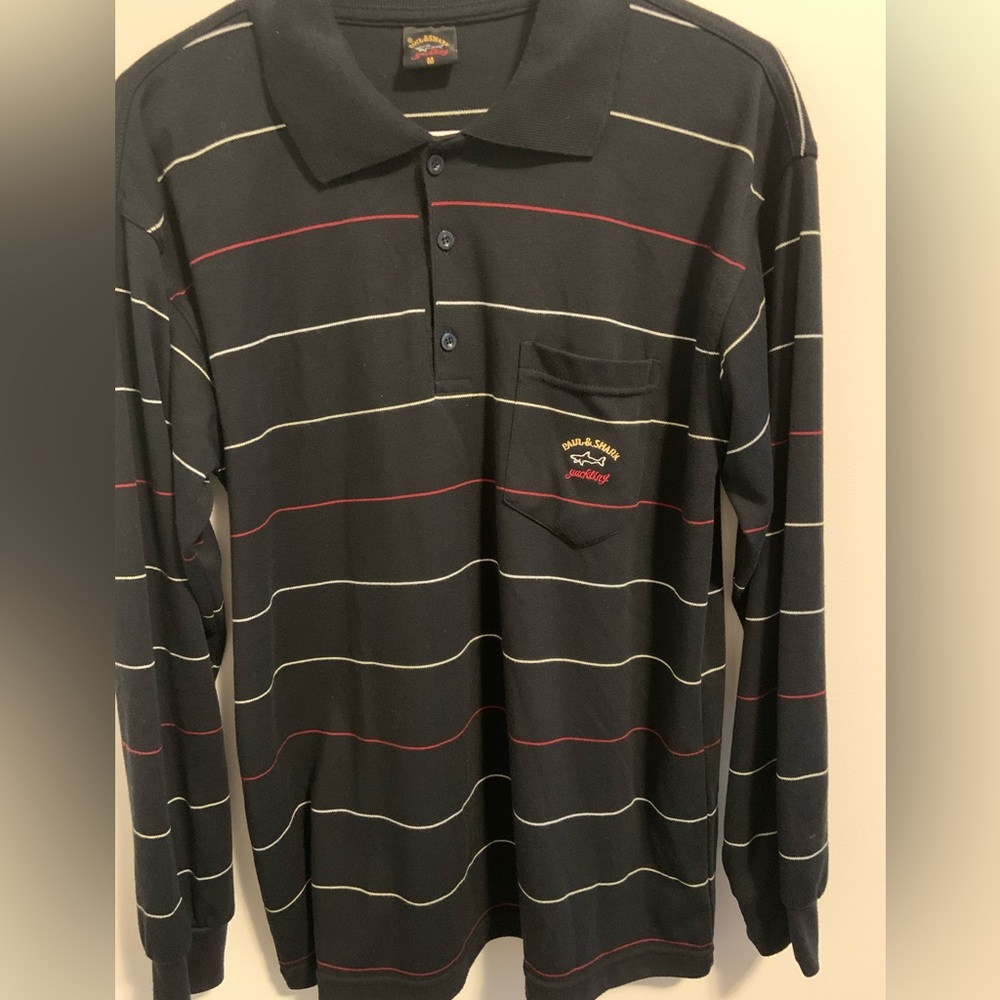 Men’s long sleeve golf shirt. Size medium